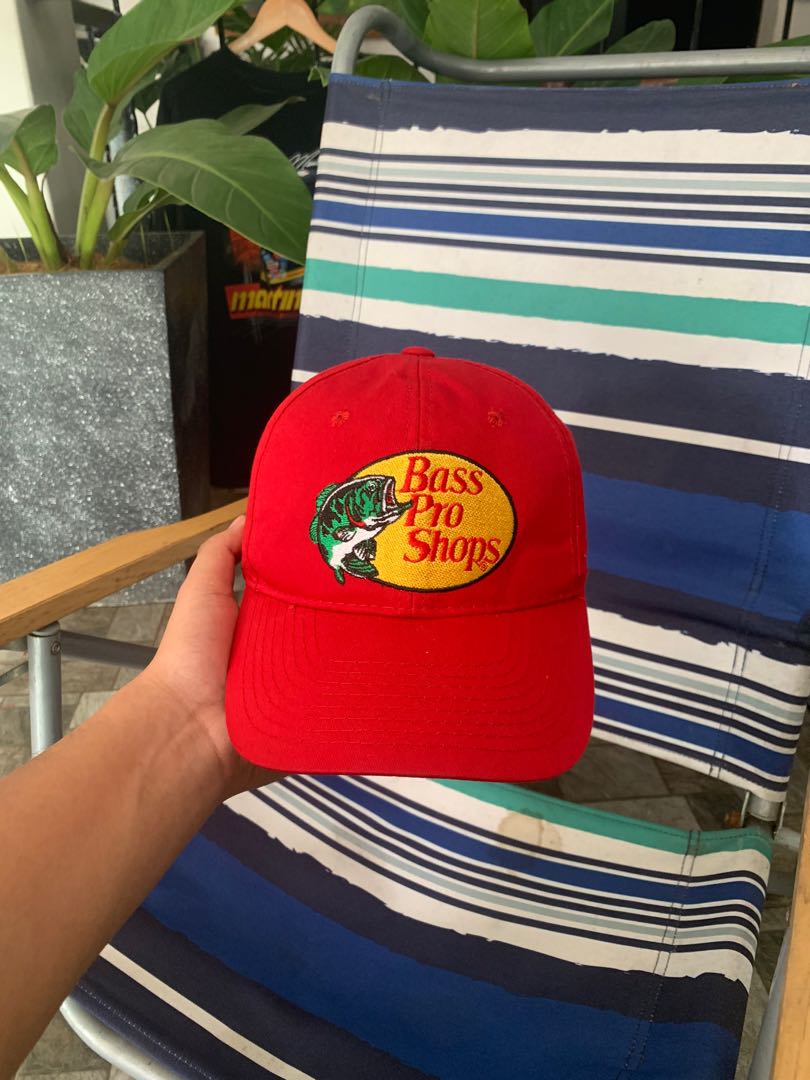 Bass Pro Shop embroidered red, Men's 