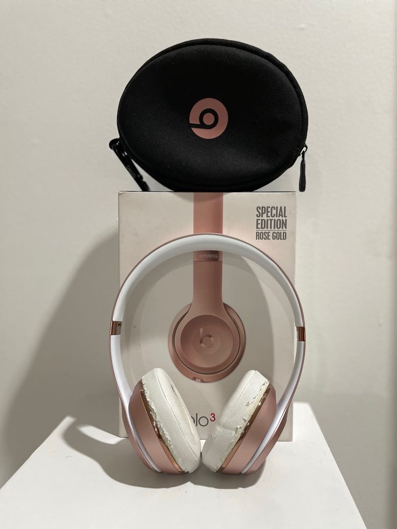Jual Beats Solo3 Wireless Headphones - Rose Gold | iBox Online Store