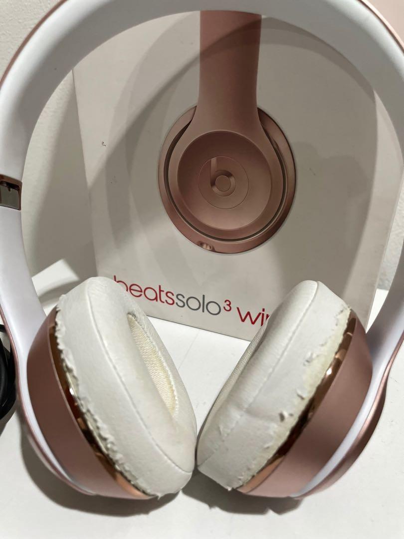 beats solo 3 wireless rose gold, Musik \u0026 Media, Aksesoris di Carousell