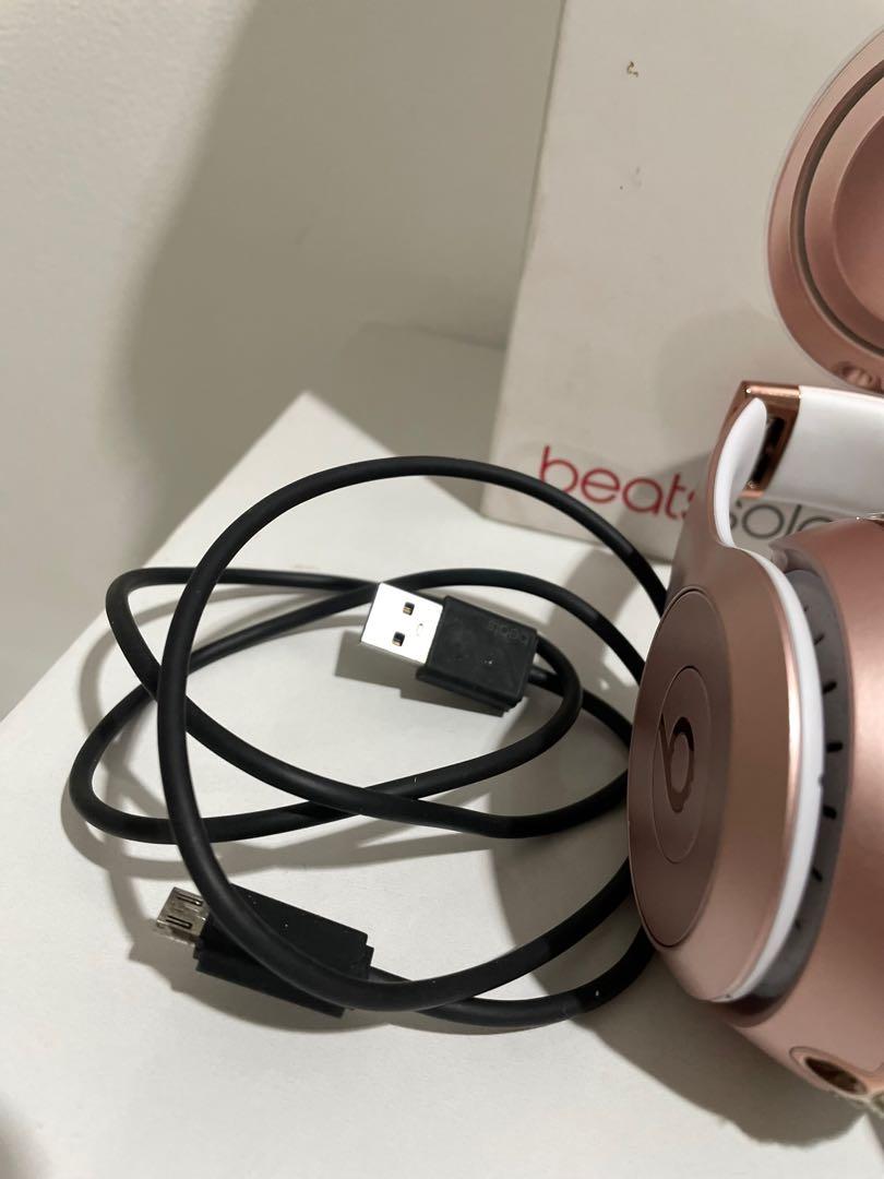 beats solo 3 wireless rose gold, Musik \u0026 Media, Aksesoris di Carousell