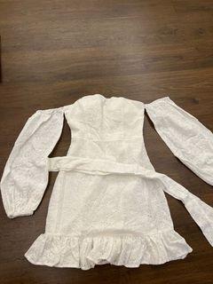 Bisou bisou Store 白色洋裝短裙
