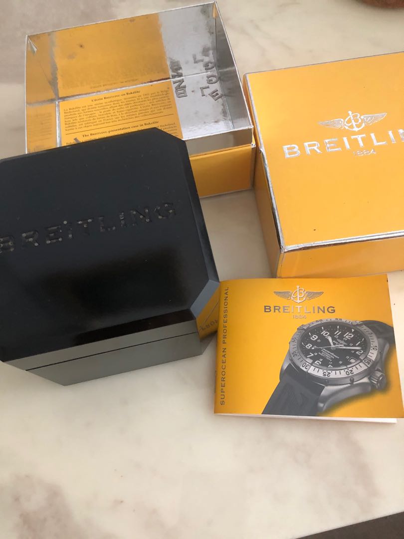 Breitling shop watch box