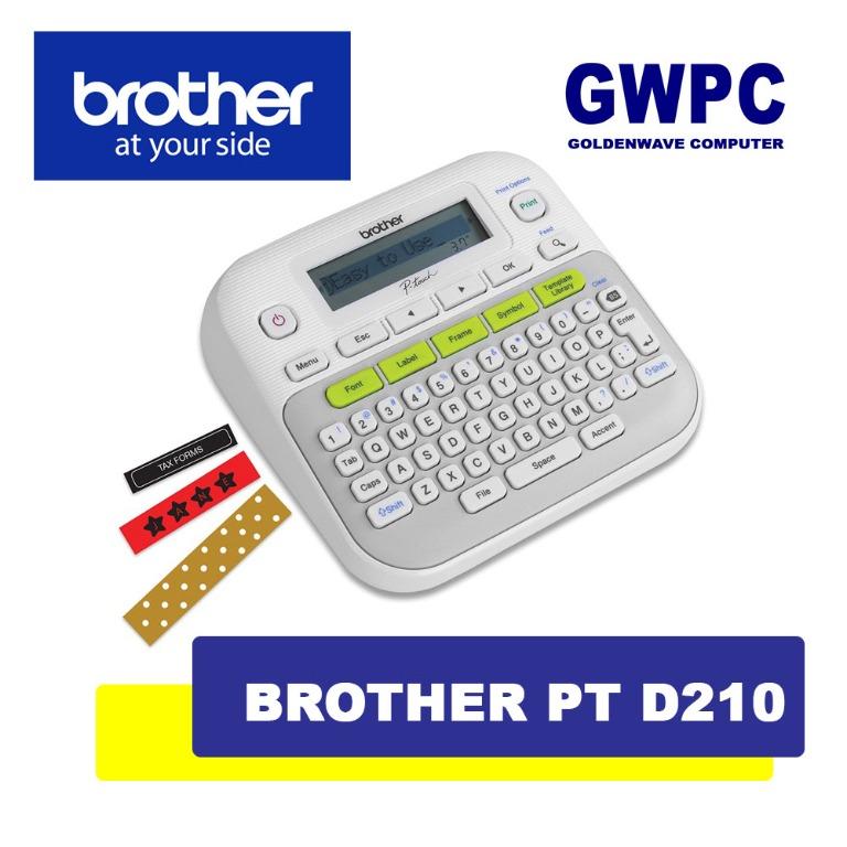 Brother PTD210 Label Printer, Computers & Tech, Printers, Scanners