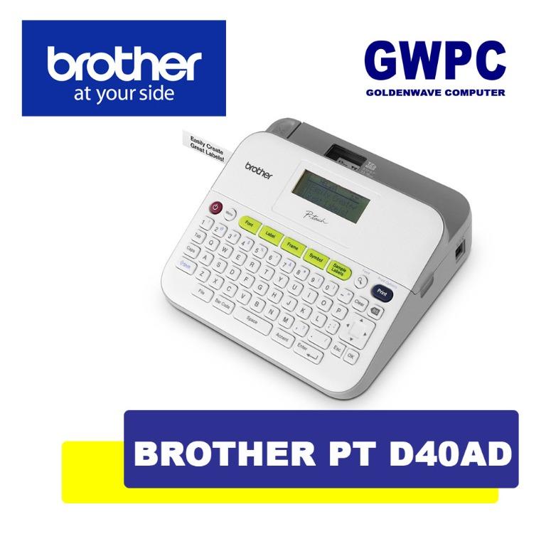 Brother PT-D400AD Label Printer PT D400, Computers & Tech ...