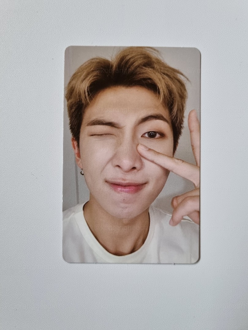 BTS Memories of 2019 Blu Ray: RM PC - Trading Cards