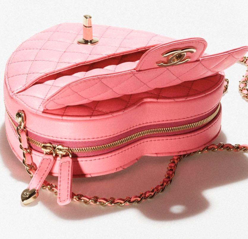 Chanel heart bag Pink Leather ref.586498 - Joli Closet
