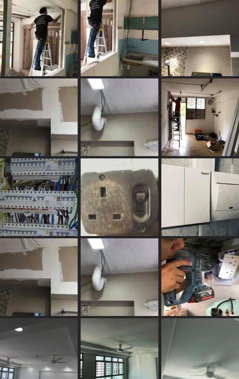 CHEAPEST electrical wiring CHEAP tiling, hacking, false ceiling