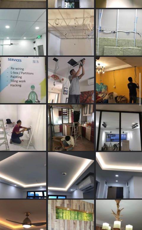 CHEAPEST electrical wiring CHEAP tiling, hacking, false ceiling