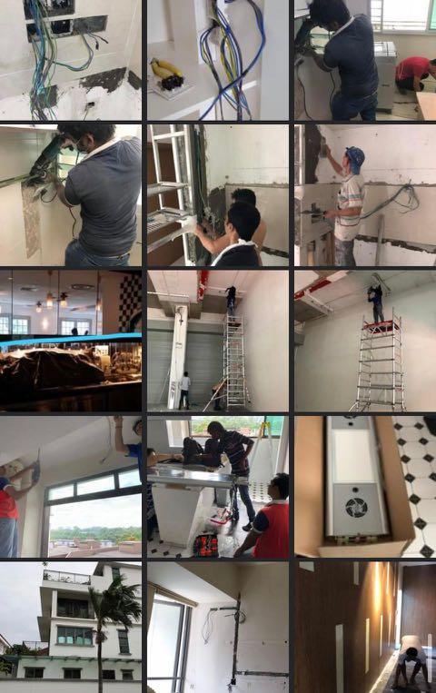 CHEAPEST electrical wiring CHEAP tiling, hacking, false ceiling