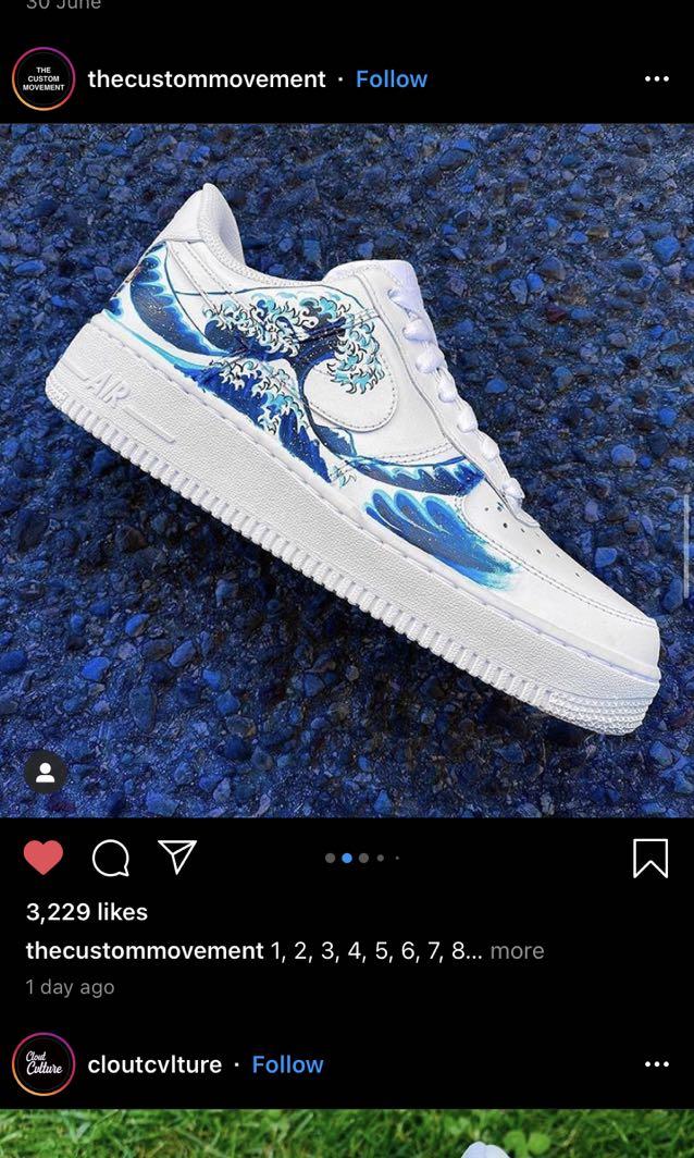 Custom sneakers Men s Fashion Footwear Sneakers on Carousell