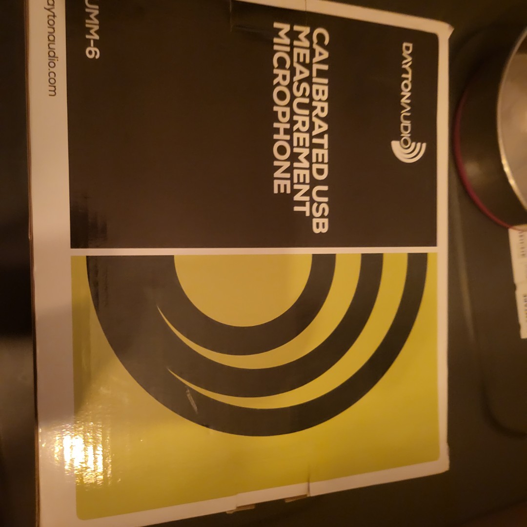 Dayton audio UMM6 calibrated calibration microphone, Audio