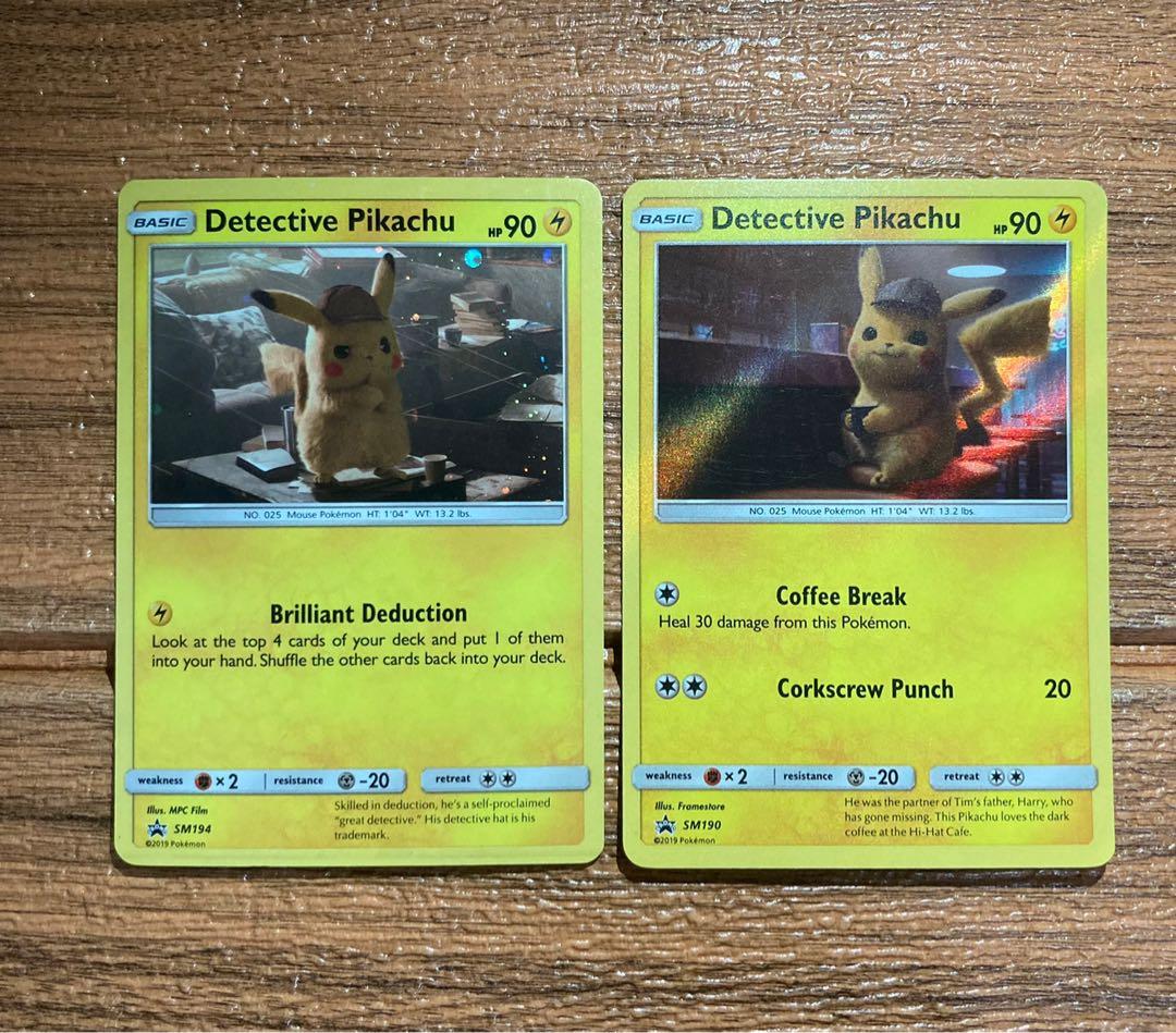 Detective Pikachu - Ultra Rare Vintage - Holo Promo - Pokemon Cards,  Hobbies & Toys, Toys & Games on Carousell