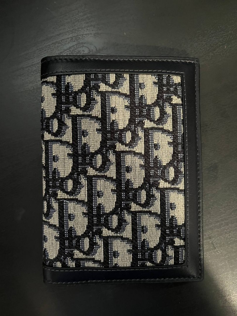 Dior Oblique Passport Holder, Men's Fashion, Watches & Accessories