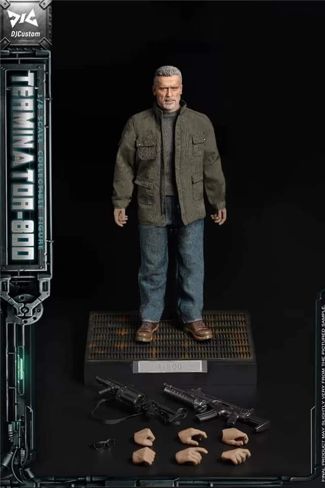 Figurine Custom GI Joe Terminator T800 Style Cobra - Vintage 1984