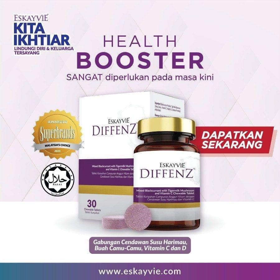 Eskayvie Diffenz Vitamin (for 5 years & above), Health & Nutrition ...