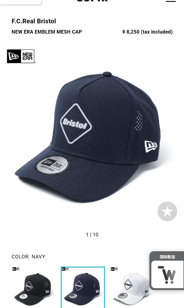 ホットディール FCRB 22AW NEW ERA EMBLEM MESH CAP NAVY | www ...