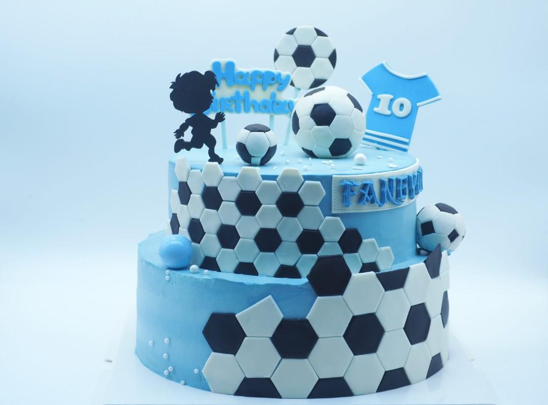 Soccer football Cake - football club Singapore - River Ash Bakery