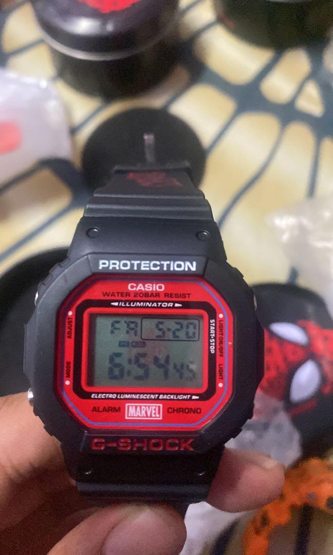 Malaysia 3Years Warranty Casio G Shock X SPIDERMAN HERO NEW