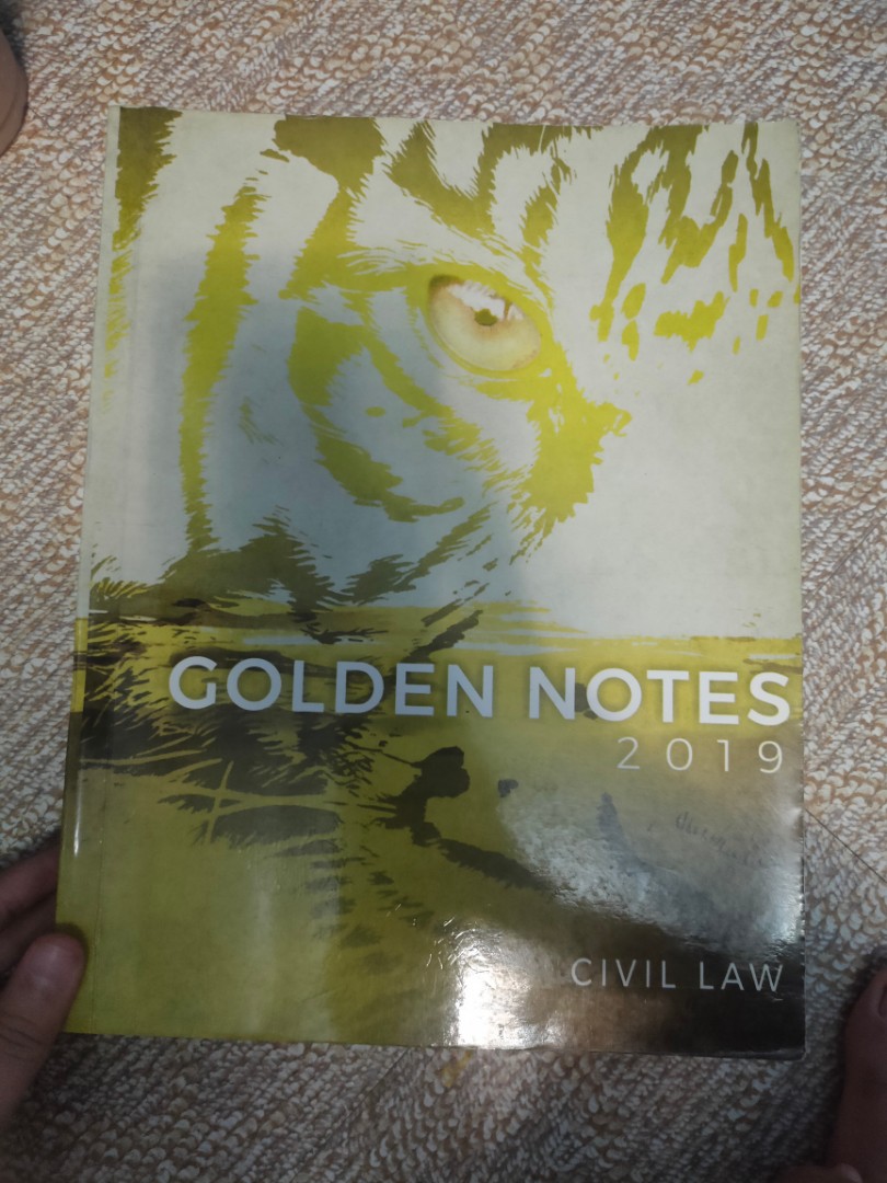 GOLDEN NOTES 2019 CIVIL LAW, Hobbies & Toys, Books & Magazines