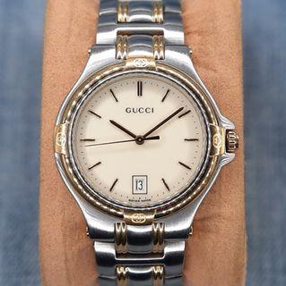 Gucci 9040M Date Swiss Made Quartz Ladies Wristwatch