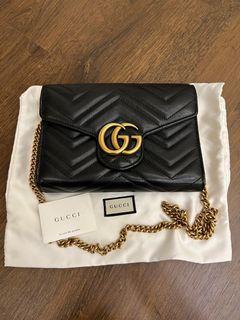 Gucci GG Marmont matelasse mini迷你肩背包.手袋.手拿包