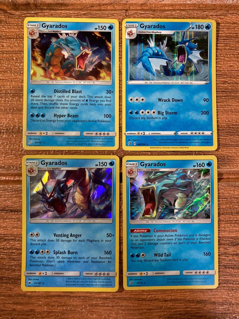 Gyarados - Ultra Rare Vintage - S&M series - Pokemon Cards, Hobbies & Toys,  Toys & Games on Carousell