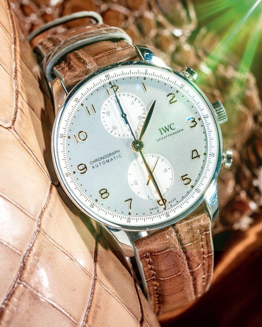 Iwc clearance crocodile strap