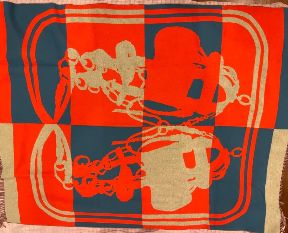 Hermes Blanket, Furniture & Home Living, Bedding & Towels on Carousell