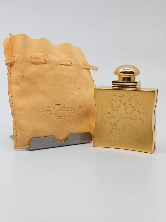 Hermes Gold Plated Limited Edition 24 Fauborg Perfume Case
