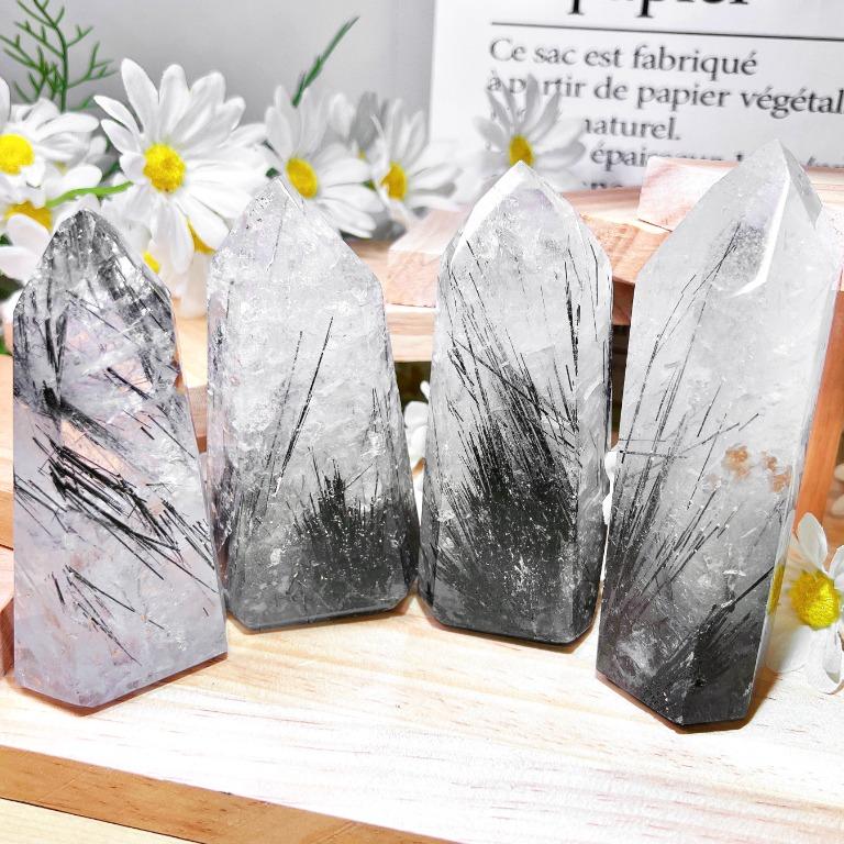 High Quality Brazilian Black Tourmaline in Quartz Schorl