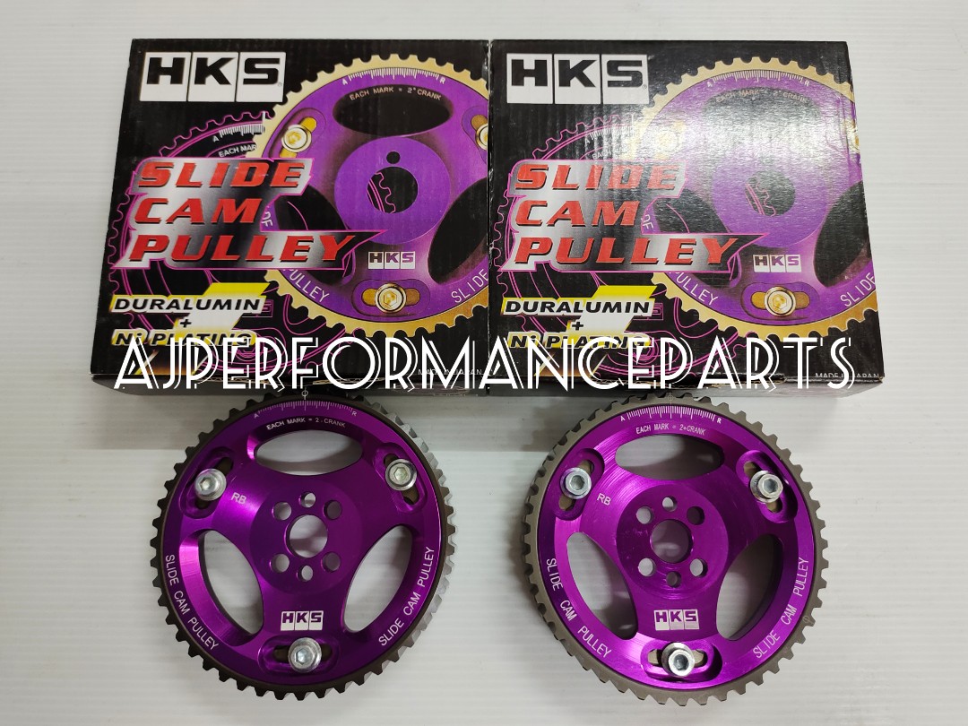 HKS ADJUSTABLE CAM PULLEY NISSAN RB20 RB25, Auto Accessories on Carousell