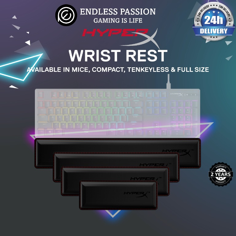 HyperX Wrist Rest (Full Size / TKL / Compact / Mice), Computers & Tech