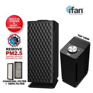 iFan IF3255 Air Purifier with HEPA Filter (Black)