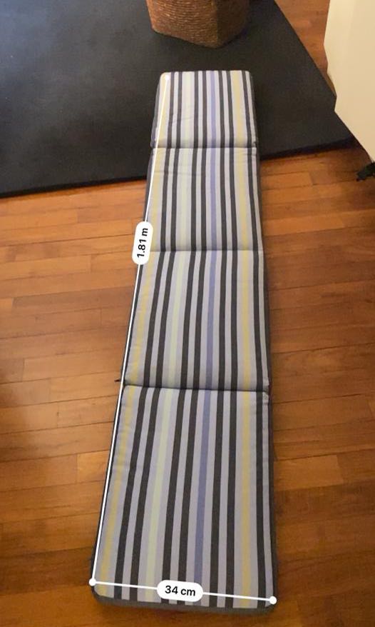 IKEA bench cushion, Furniture & Home Living, Home Decor, Cushions