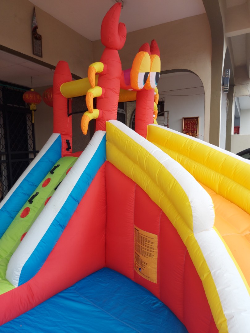 Inflatable Pool with Slide, Babies & Kids, Infant Playtime on Carousell