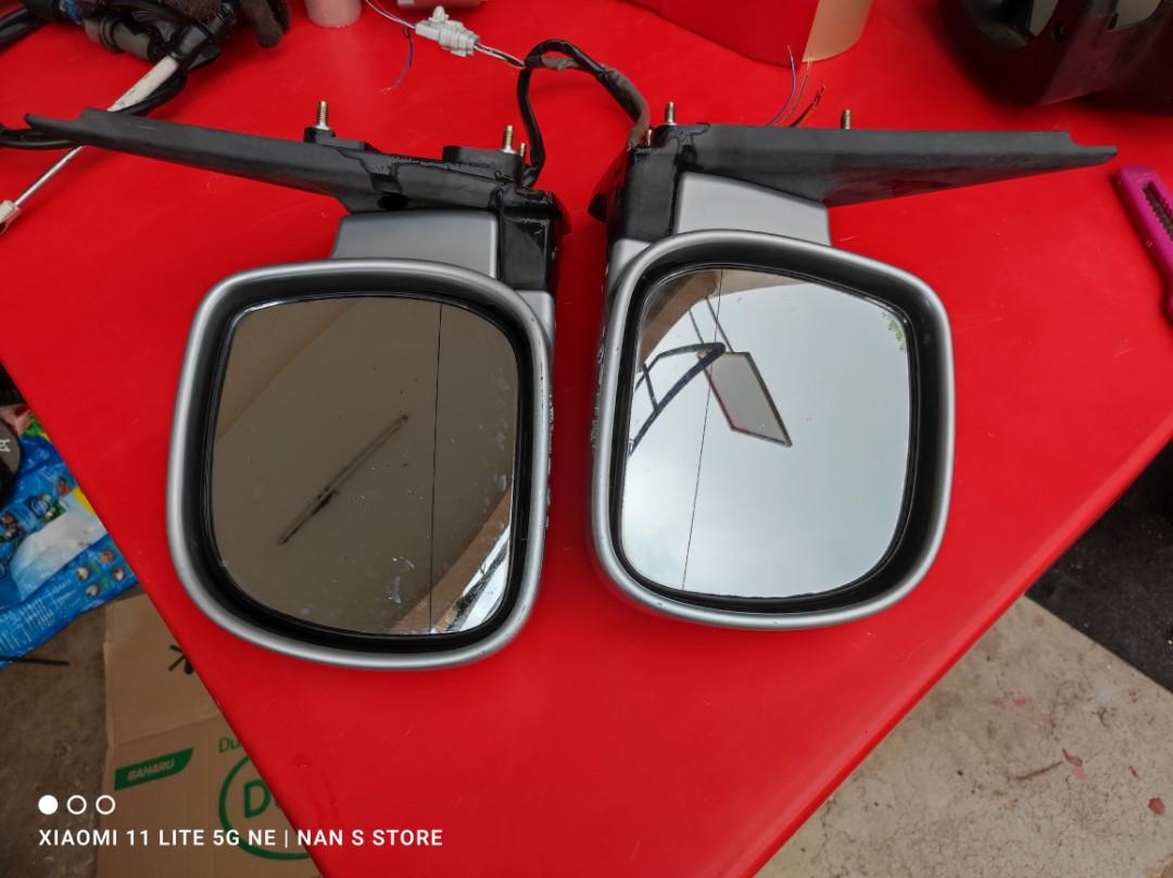 JDM side mirror terios 5 wires autoflip Tanpa suis kembara, Auto