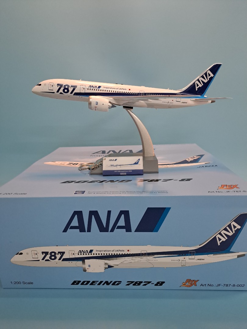 JFox 1 200 全日空 ANA 787-8 JA824A - 航空機
