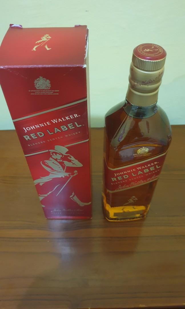 Johnnie walker red label, Makanan & Minuman, Minuman Tidak ...