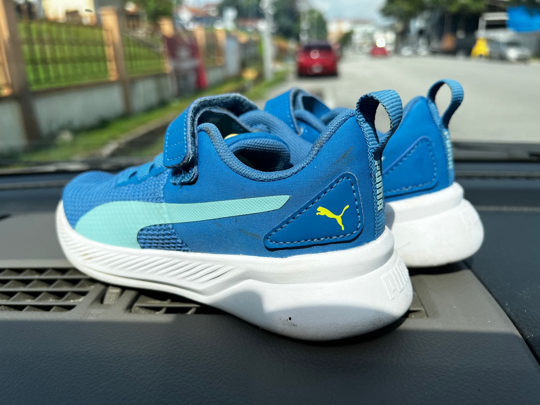 puma flyer runner blue