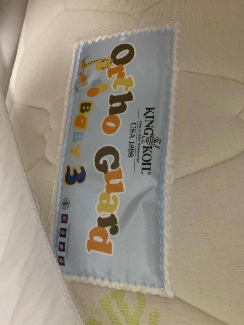 King Koil Ortho Latex Bed & Ikea Cot, Babies & Kids, Baby Nursery