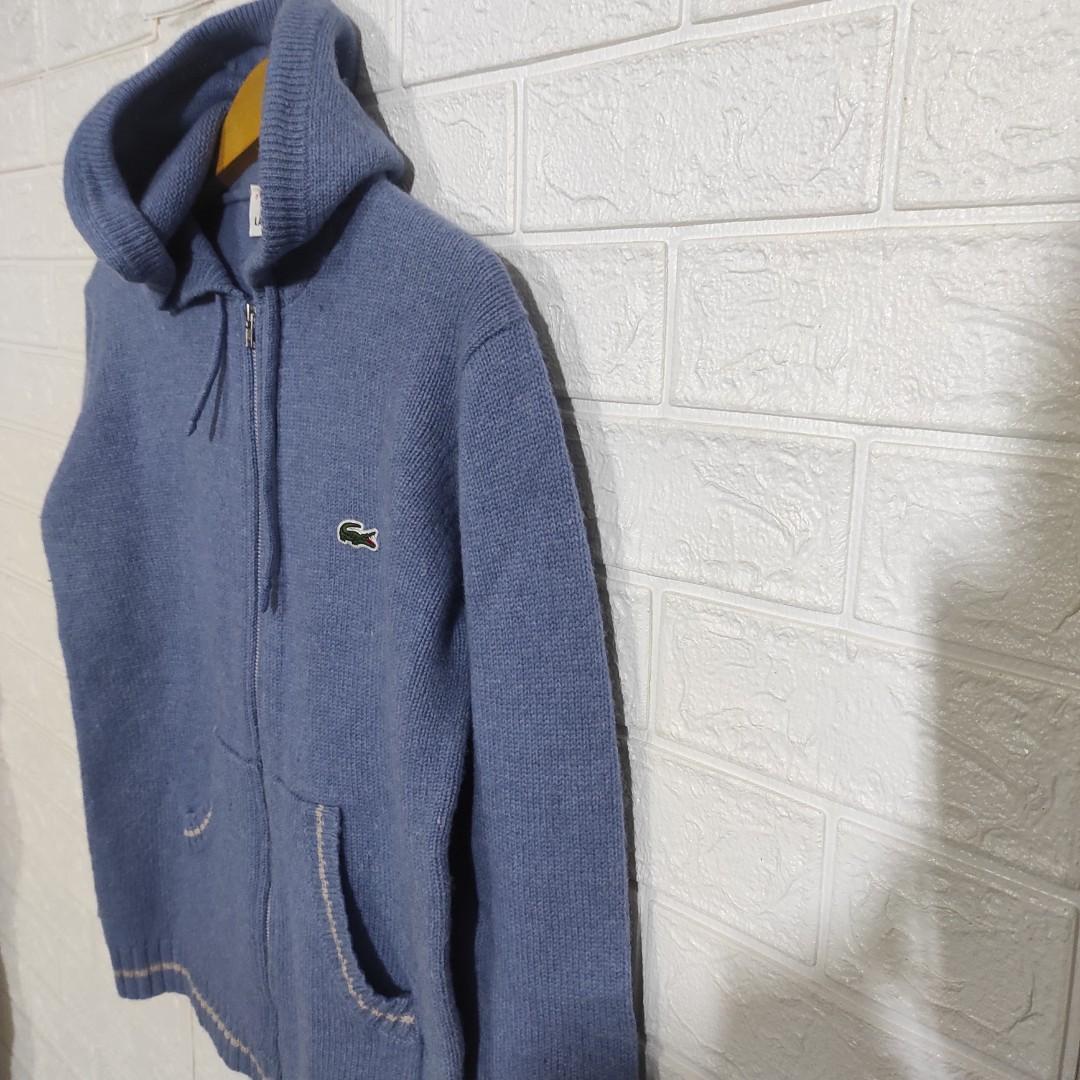 Lacoste 🇫🇷🐊jaket sweater hoodie full 