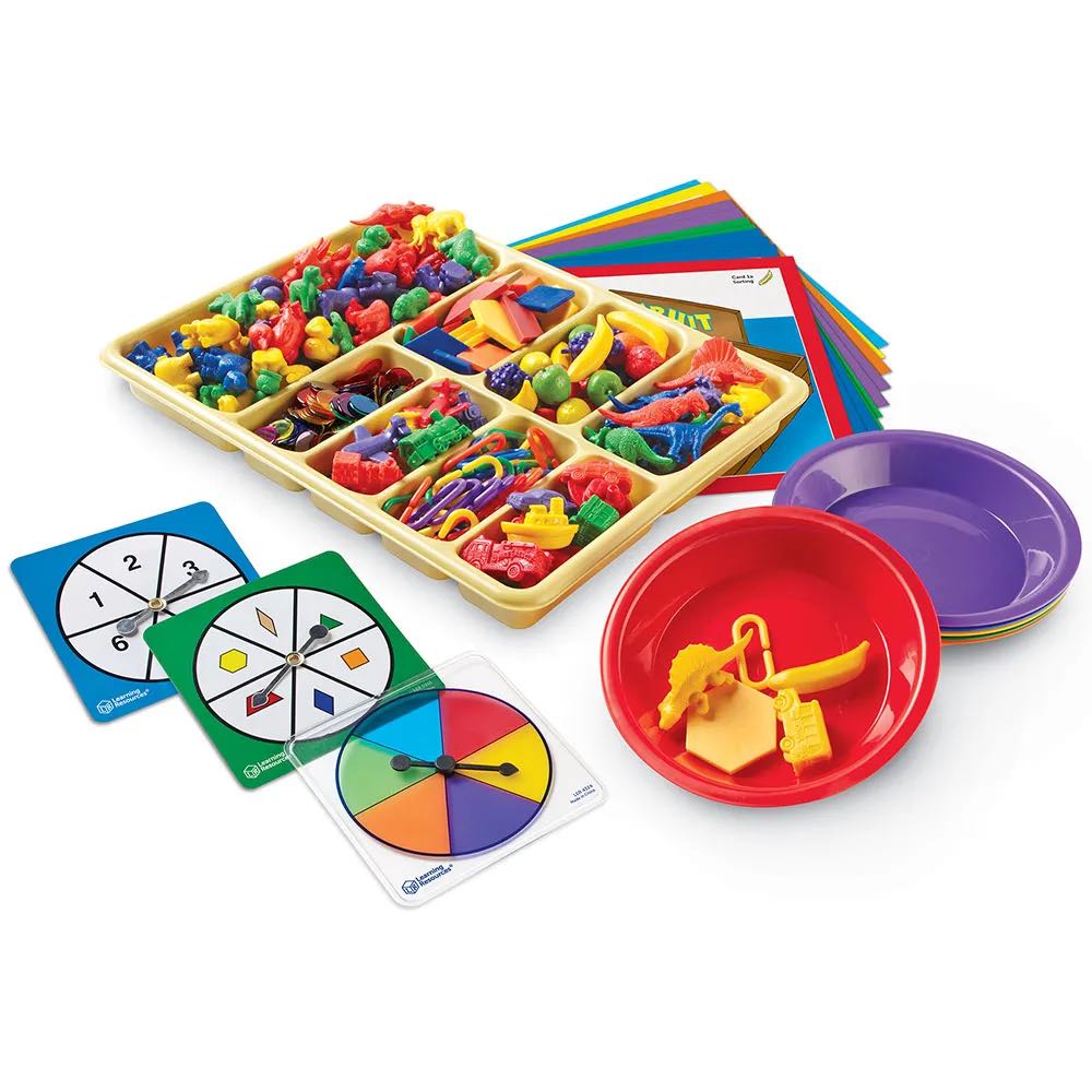 Learning resources super sorting set colour sorting pattern counter ...