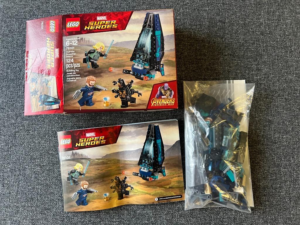 Lego 76101 Outrider Dropship Attack Avengers Infinity War