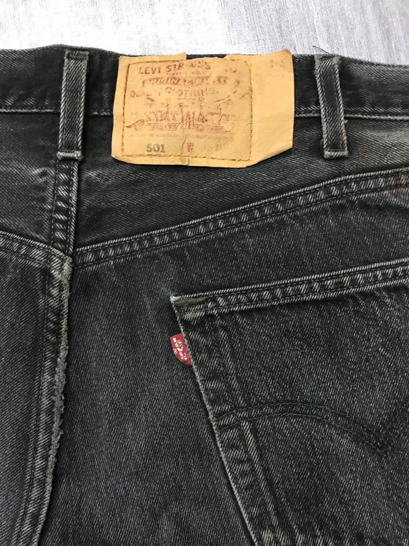 Vintage levis on sale 501 black