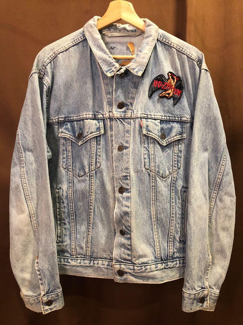 Led zeppelin discount jean jacket