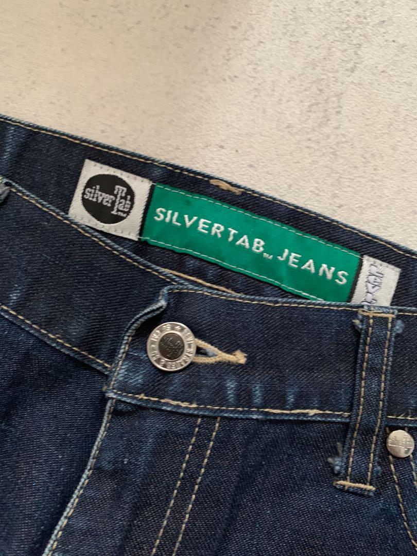 Levis Silvertab Denim Jeans Pants / Celana, Fesyen Pria, Pakaian , Bawahan  di Carousell