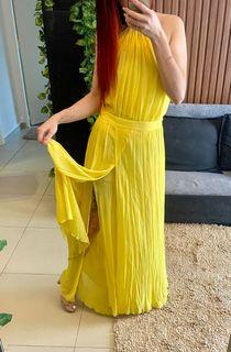 Long chiffon evening dress
