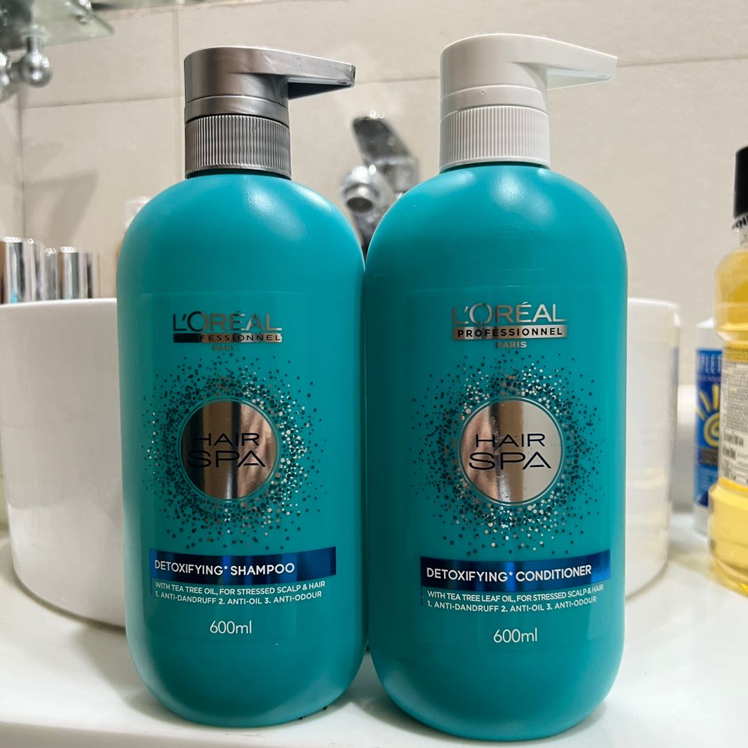 L'ORÉAL Professionnel Hair Spa Detoxifying Shampoo and Conditioner, Beauty & Personal Care, Hair on Carousell L'ORÉAL Professionnel Hair Spa Detoxifying Shampoo and Conditioner, Beauty & Personal Care, Hair on Carousell