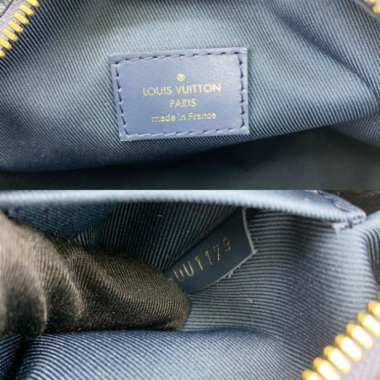 LOUIS VUITTON LOUIS VUITTON Soft trunk Shoulder Bag M44723 Monogram denim  Blue Marine Used LV M44723