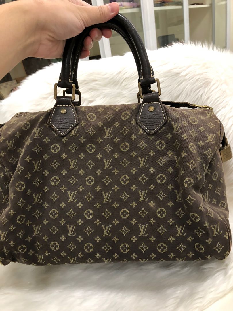 Louis Vuitton Mini Lin Speedy 30, Luxury, Bags & Wallets on Carousell